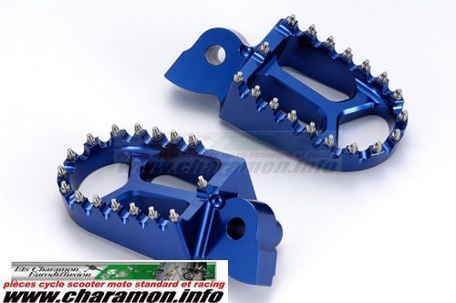 paire de repose pieds pour yamaha 85 125 250 450 YZ YZF et gasgas 125 200 250 300 - Image 1